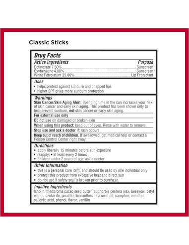 Bálsamo Labial Medicado Carmex Classic - 9 Unidades (2 Tubos, 7 Barras)