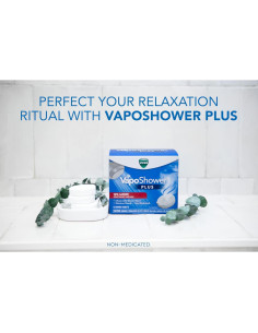 Pastillas de Vapor Vicks VapoShower Plus Eucalipto 12 unidades 2