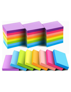 Notas Adhesivas Mini Vanpad 3.81x5.08 cm 24 Pzs Colores Brillantes