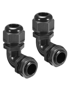 Conector Impermeable M20 uxcell Nylon IP68 2 Pcs 6-11mm