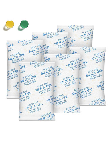 Absorbentes de Humedad Gel de Sílice 50g - 22 Paquetes