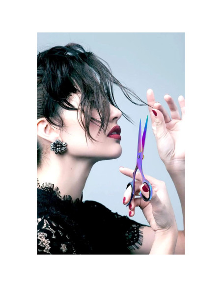 Juego de Tijeras de Barbero Beauticone 16.5 cm Acero Inoxidable