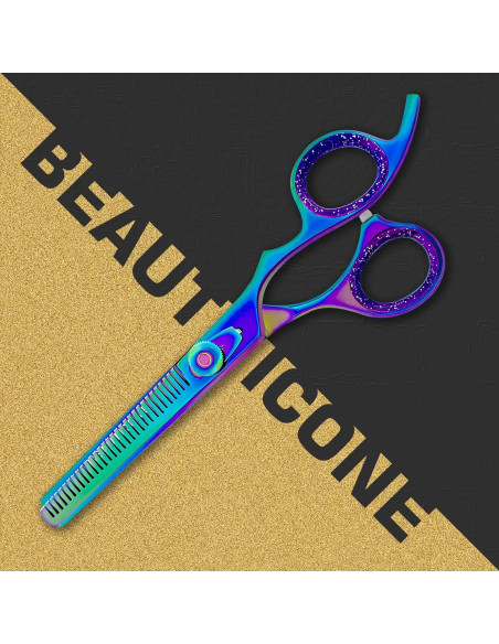 Juego de Tijeras de Barbero Beauticone 16.5 cm Acero Inoxidable