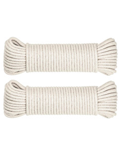 Cuerda de Algodón Natural SteadMax 30.48m 0.48cm Resistente