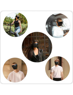 Gafas de Cara Completa MAYOKEN, Visera Antirreflejo Negra 2