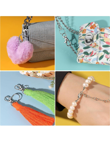 Kit de Llaveros 265PCS LEOBRO - Clips, Anillos y Ganchos