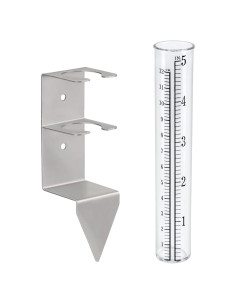 Medidor de Lluvia Exterior Timenued 12.7 cm a Prueba de Heladas