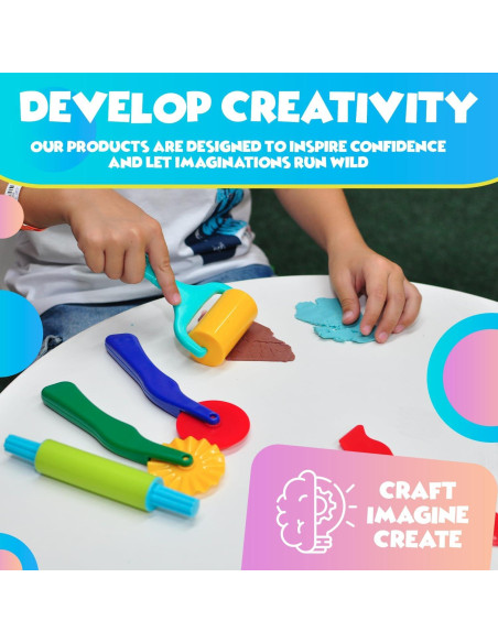 Juego de herramientas de modelado DIMROM 6 piezas no tóxicas