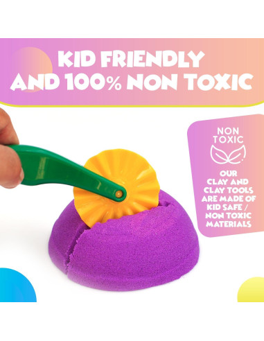 Juego de herramientas de modelado DIMROM 6 piezas no tóxicas