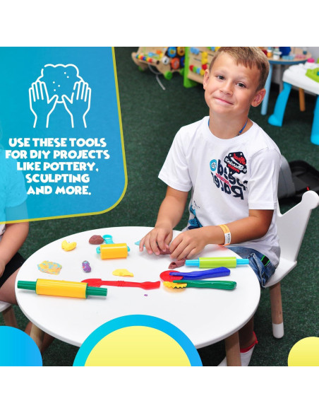 Juego de herramientas de modelado DIMROM 6 piezas no tóxicas