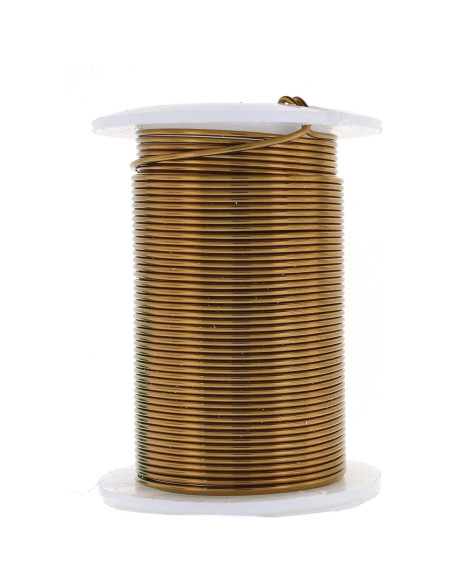 Alambre de Cobre 18 Gauge El Beadsmith 9.14m Latón Antiguo