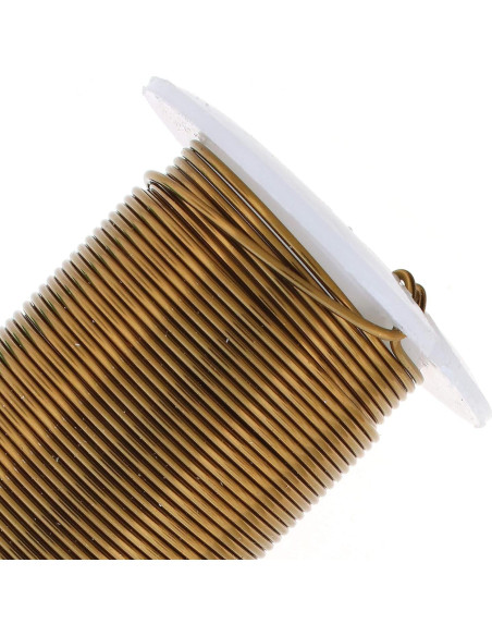 Alambre de Cobre 18 Gauge El Beadsmith 9.14m Latón Antiguo