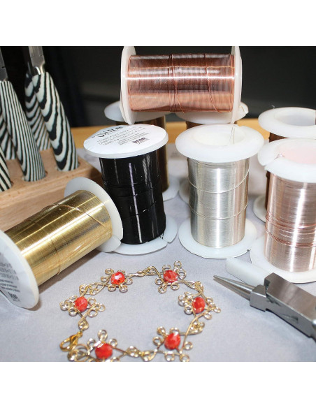 Alambre de Cobre 18 Gauge El Beadsmith 9.14m Latón Antiguo