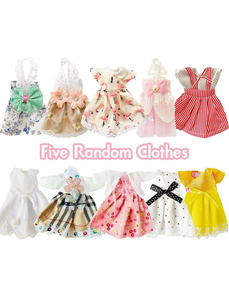 Muñecas Mini Niña Chenghai 16 cm con 10 Conjuntos de Ropa Muñecas Mini Niña Chenghai 16 cm con 10 Conjuntos de Ropa