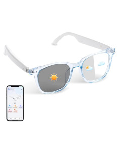 Gafas Inteligentes de Traducción AI HAIXINDA con Bluetooth y Lentes Fotoquímicos