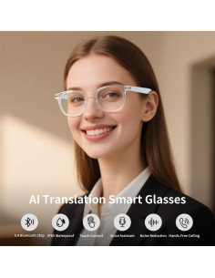 Gafas Inteligentes de Traducción AI HAIXINDA con Bluetooth y Lentes Fotoquímicos 2