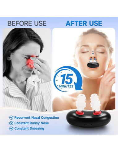 Dispositivo de Terapia Nasal de Luz Roja REALBEBFF BTBZ111