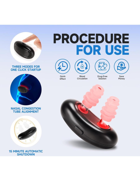 Dispositivo de Terapia Nasal de Luz Roja REALBEBFF BTBZ111