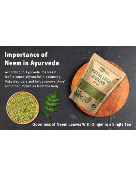 Té de Neem con Jengibre 227 g - Aumenta Inmunidad y Digestión