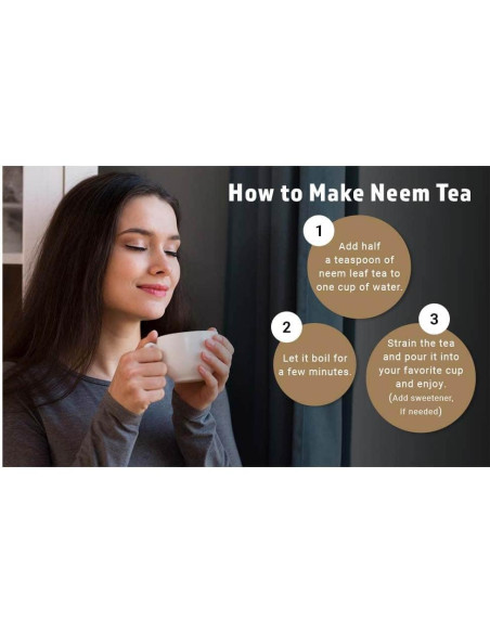 Té de Neem con Jengibre 227 g - Aumenta Inmunidad y Digestión