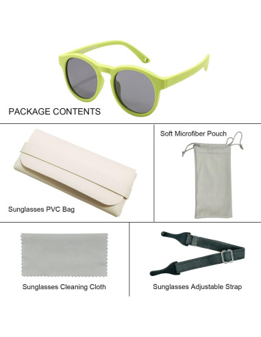 Gafas de sol polarizadas VideMundi para bebés UV400 0-24 meses