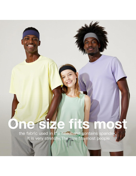 Banda para la Cabeza Braylin - Paquete de 3 Unidades Unisex