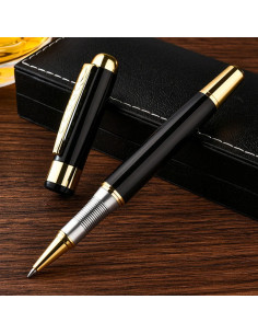 Bolígrafo de Lujo YIVONKA Negro 0.5mm Set de Regalo 2