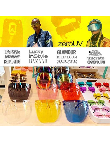 Gafas de Sol ZeroUV Visera Protectora Antivaho Transparente