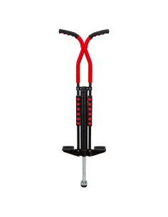 Pogo Stick Pro Master para Niños y Adultos - Negro/Rojo