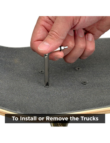 Herramienta de Patinaje Todo en Uno RADECKAL - Negro