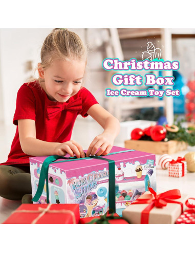 Juego de Helado Plunack 26 Piezas para Niños 3 a 6 Años