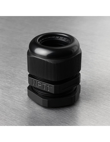 Glands de Cable Nylon MGI 1" NPT 2-Pack Resistente al Agua