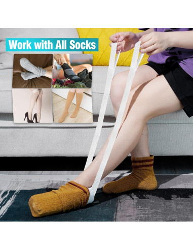 Ayuda para Calcetines YUE ER Azul - Dispositivo Asistente para Personas Mayores