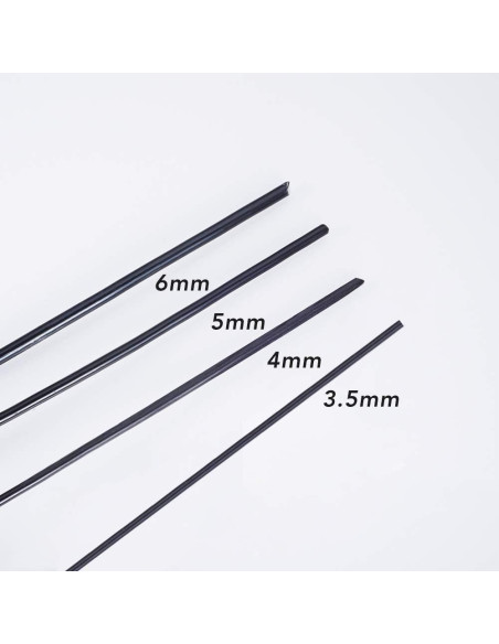 Alambre de Aluminio Flexible BENECREAT 7m 3 Gauge Negro