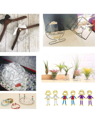 Alambre de Aluminio Flexible BENECREAT 7m 3 Gauge Negro