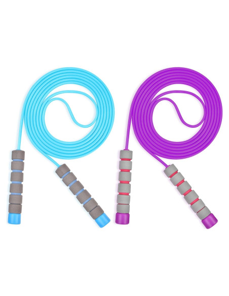 Cuerda de saltar ajustable flintronic 260 cm para niños