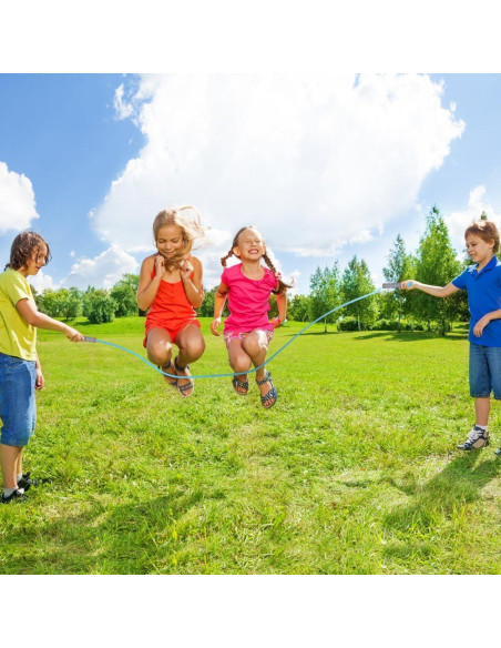 Cuerda de saltar ajustable flintronic 260 cm para niños