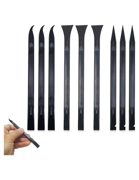 Juego de 9 Raspadores Plásticos Multiusos Smrtcol