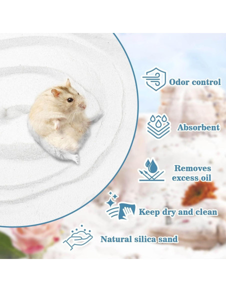 Baño de Arena Sukh 396.9 g para Hámster y Roedores