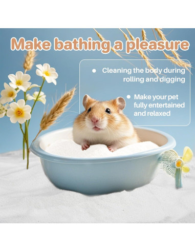 Baño de Arena Sukh 396.9 g para Hámster y Roedores