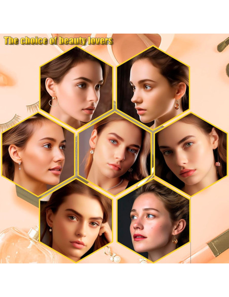 Kit de Perforación de Orejas YINPAD con 24 Aretes Quirúrgicos