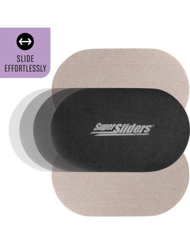 Deslizadores de Muebles Reutilizables Waxman 3.5x15 cm Beige (4 Pzs)