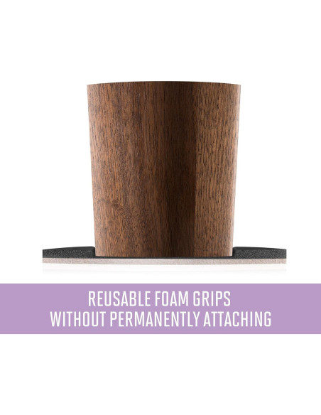 Deslizadores de Muebles Reutilizables Waxman 3.5x15 cm Beige (4 Pzs)