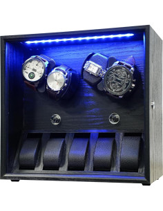 Winder de Reloj ORYX para 4 Relojes Automáticos con Luz LED 2