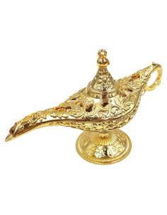 Lámpara Mágica de Aladino Hora de Oro Vintage 11.94cm