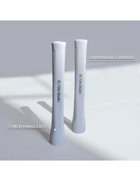 Cuerda de Salto Ajustable Genérico con Cuentas Negras 3.2m