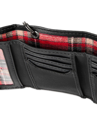 Billetera Trifold Hombre Levi's - Elegante con Ventana ID