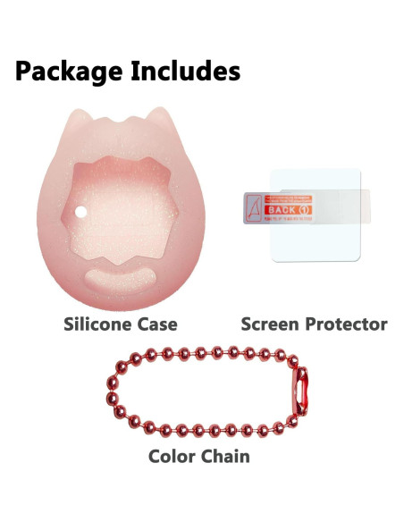 Funda de Silicona Rosa para Tamagotchi Original - Accesorio Funda de Silicona Rosa para Tamagotchi Original - Accesorio