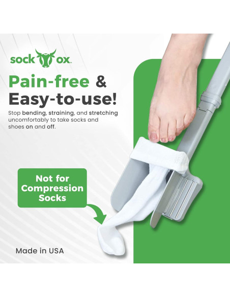 Sock Ox - Dispositivo para Poner Calcetines - Productos Fáciles de Usar