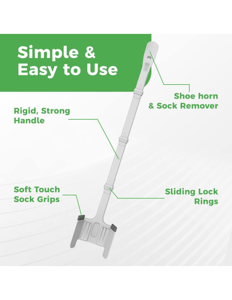 Sock Ox - Dispositivo para Poner Calcetines - Productos Fáciles de Usar